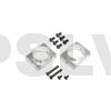 208361- CNC Boom Clamps (Silver anodized) Gaui X5